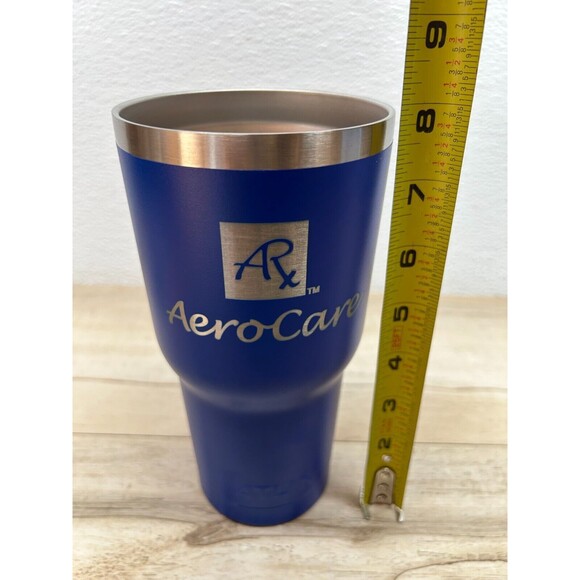 ATLIN Blue Stainless Steel 32 Oz Aero Care Tumbler With Strow And Cleaning Brush - Picture 9 of 10